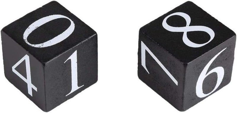 woobles Calendar Block, Vintage Wooden Block Calendar Desk Accessory, Rustic Wooden Cubes Calendar Home Office Decoration (3.7 * 2.04 * 1.61in) - Image 2