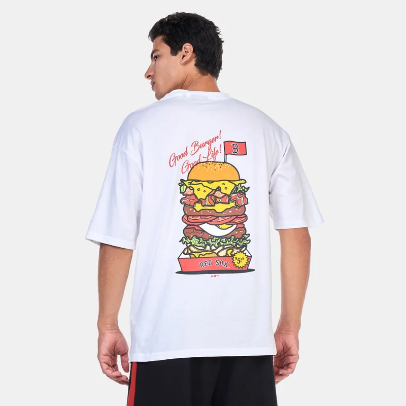 NEW ERA MLB Boston Red Sox Burger Graphic T-Shirt