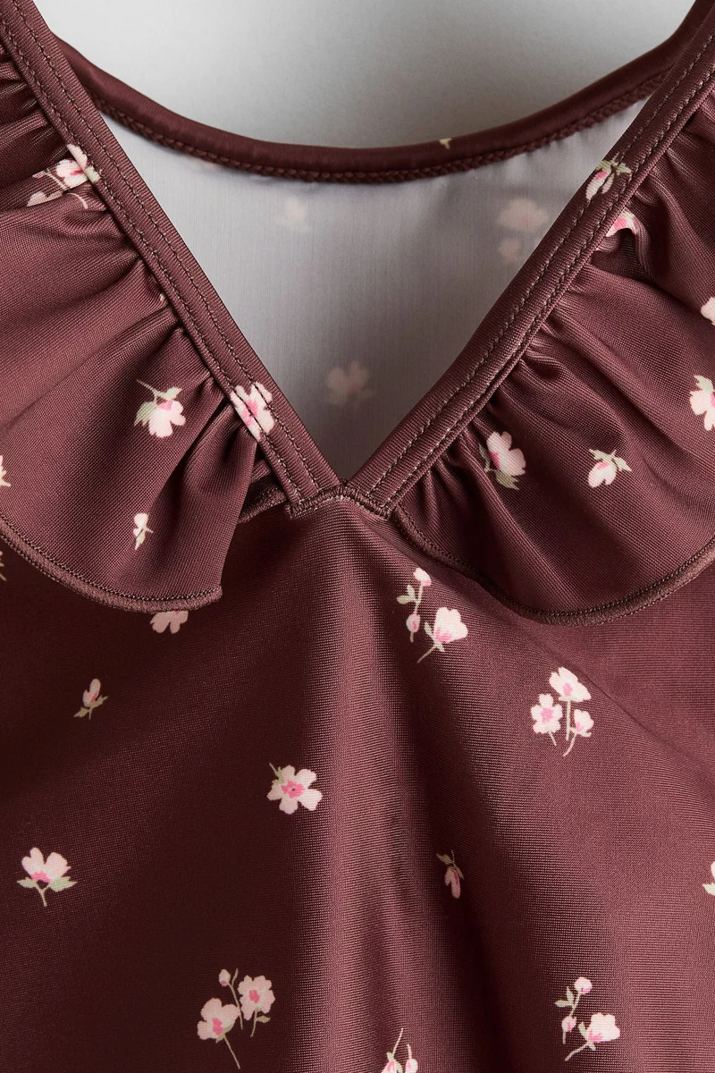 H&M Frill-trimmed swimsuit