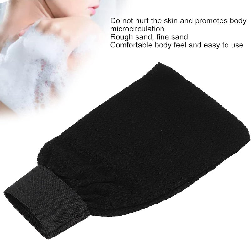 klarako Exfoliating Gloves,Deep Cleaning Exfoliating Mitt Body Scrubber Portable Skin Care Tool for Shower Bath - Image 2