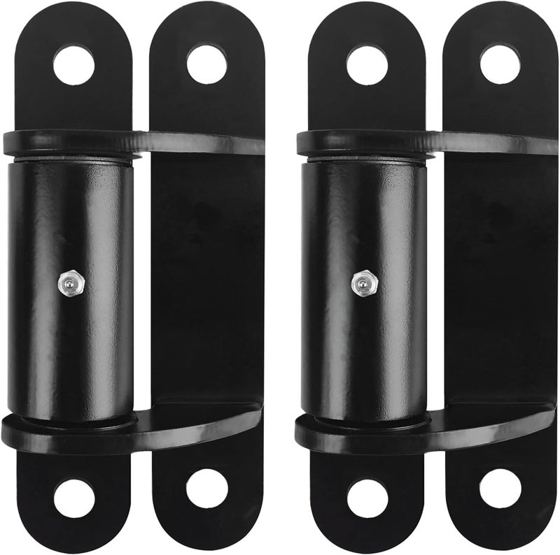 joytrace 7" 2062P Heavy Duty Gate Hinges 1100lb Capacity - Bolt On/Weld On Carbon Steel Hinges for Driveway Gates, Fence & Barn Doors - Ball Bearing Design, Rust-Black Resistant Finish （2pcs） - Image 1