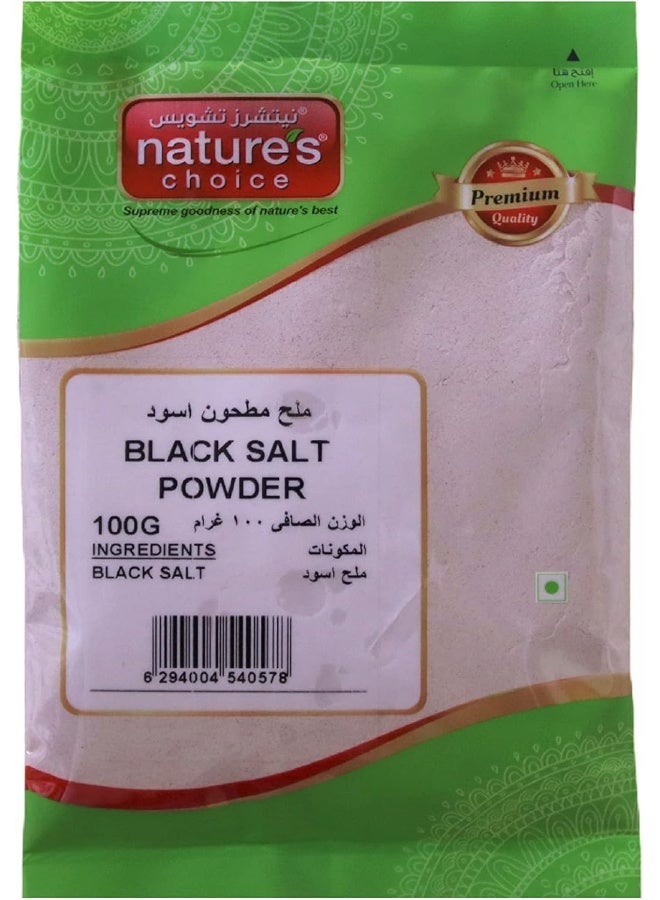 Nature's Choice Natures Choice Black Salt Powder 100 gm - Image 1