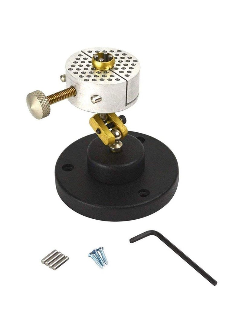 DIY Crafts DIY Crafts CTDIYHI52012 Universal Aluminum Work Holder Peg Clamp Base Jewelry Making Revolving Vise Bench Tool Set Design No 