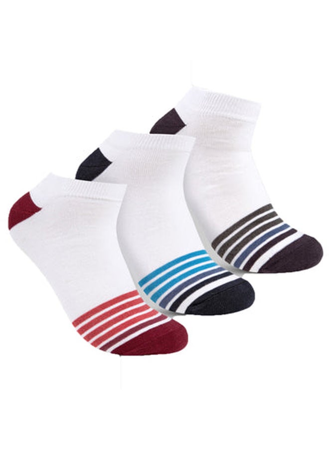 STITCH STITCH Men's Pack of 3 Lycra Ankle Casual Socks 