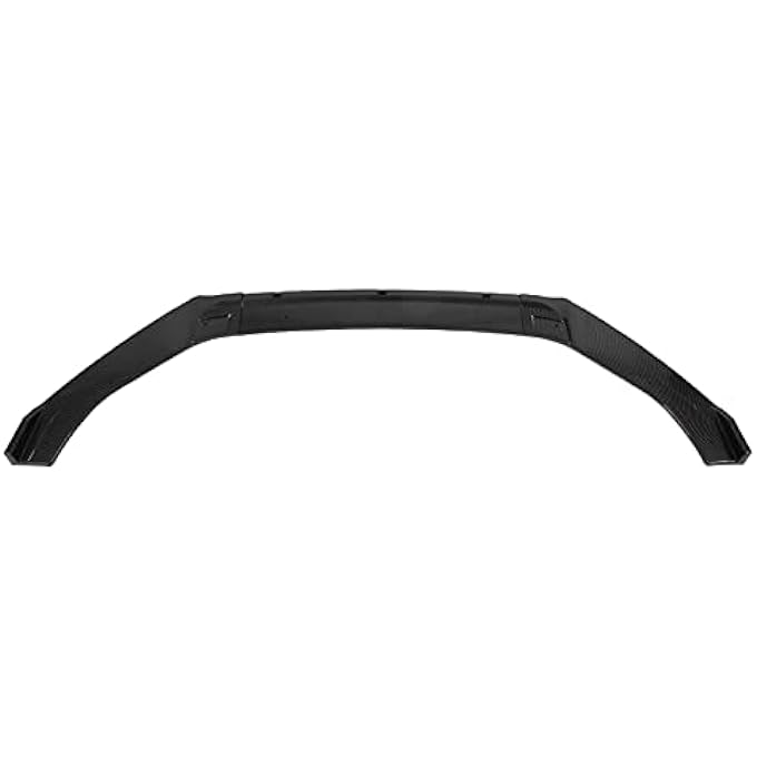 Eujgoov Front Splitter, Front Bumper Lip UV Resistant 3 Sections Improve Vehicle Stability Replacement for MK7 MK7.5 GTD R 20132020 for Car (Carbon Fiber Pattern) - Image 2