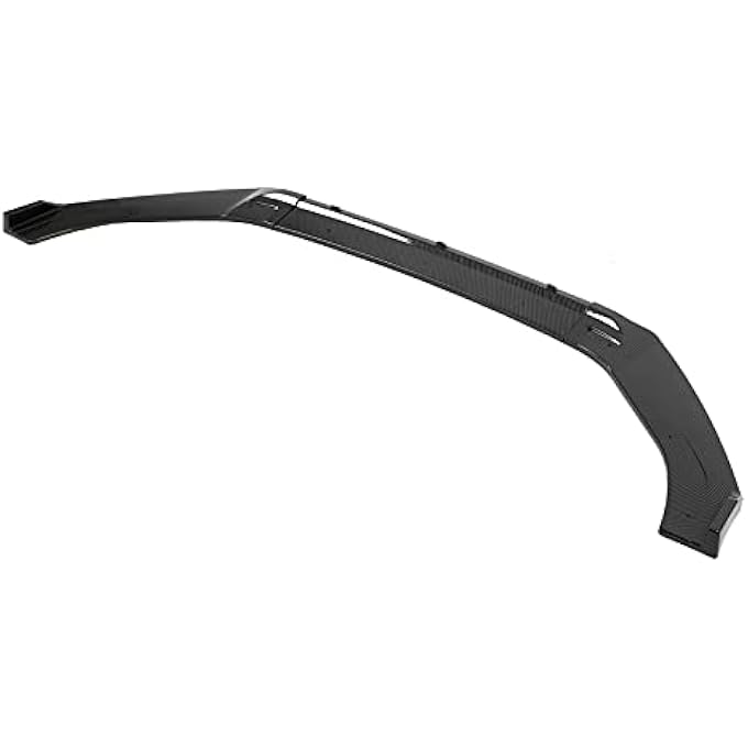 Eujgoov Front Splitter, Front Bumper Lip UV Resistant 3 Sections Improve Vehicle Stability Replacement for MK7 MK7.5 GTD R 20132020 for Car (Carbon Fiber Pattern) - Image 5