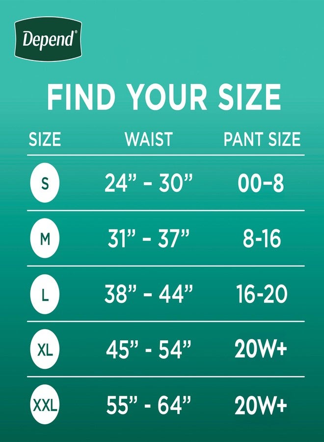 Depend Fresh Protection Adult Diapers, Incontinence & Postpartum Bladder Leak Underwear for Women, Disposable, Maximum, Extra-Large, Blush, 15 Count, Packaging May Vary - Image 2