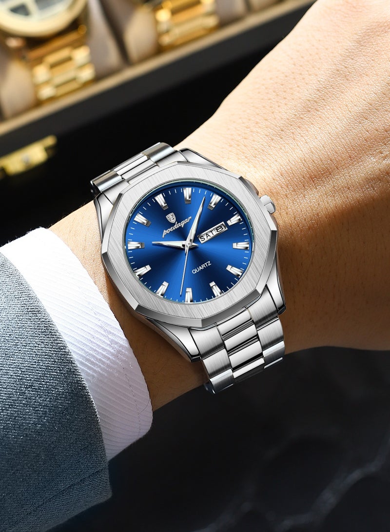 POEDAGAR Man Watch , Waterproof Luminous Men's Watch Quartz，Men's Wrist Watches 42mm - Image 5