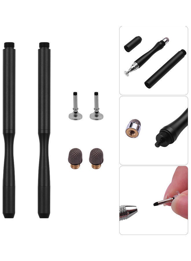 نيبمينينت طقم أقلام بسن دقيق مكون من قطعتين. أسود - Image 5