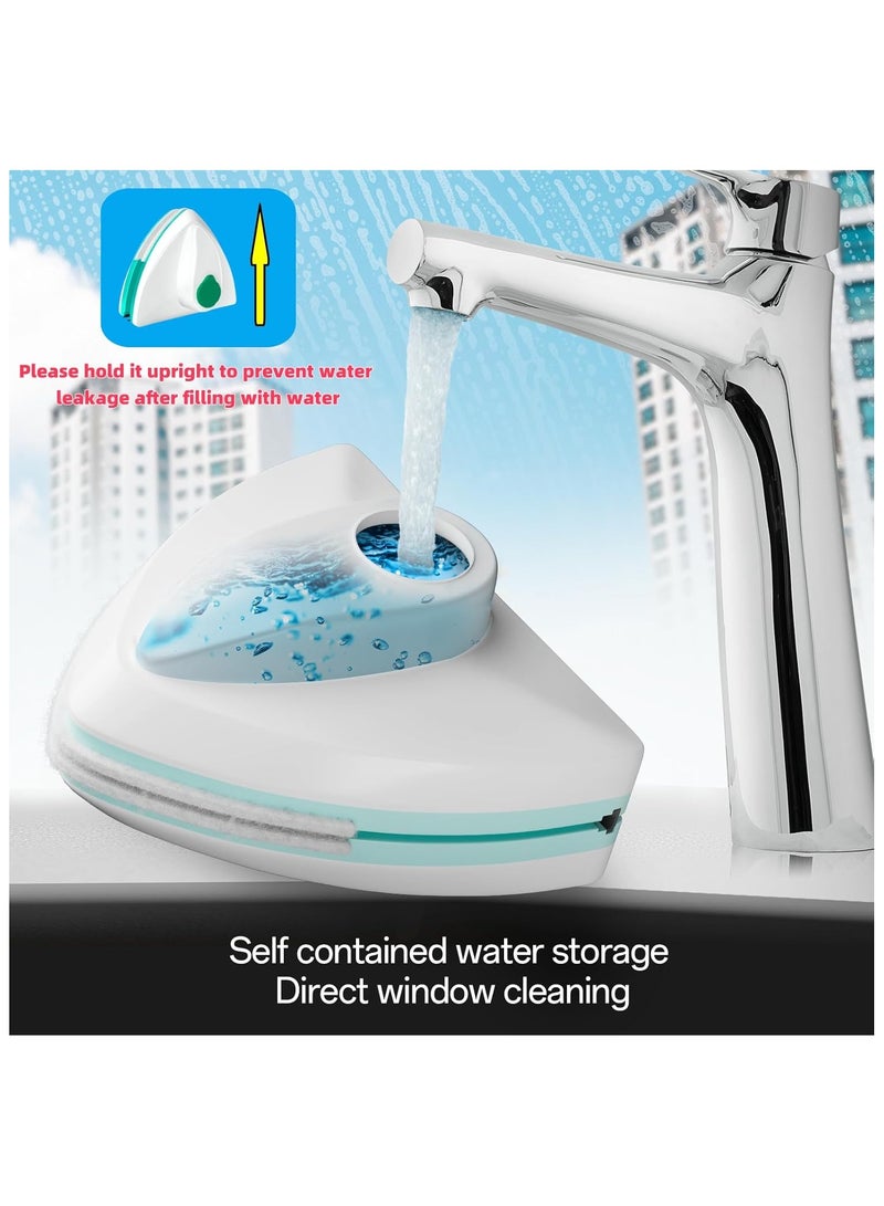 Arabest Magnetic Glass Cleaning Brush,Wash Window Wiper Magnetic Brush,Double Side Household Glass Cleaner Magnetic Window Cleaning Brush Tool (15-26mm) - Image 2