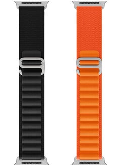 erorex 3 Pack Alpine Loop Compatible With Watch Band 49Mm 45Mm 44Mm 42Mm 41Mm 40Mm 38Mm Women Men Nylon Sport Solo Loop Rugged Strap With G‑Hook For Iwatch Utral Series 8 7 6 5 4 3 2 1 Se  - Image 3