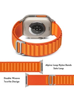 erorex 3 Pack Alpine Loop Compatible With Watch Band 49Mm 45Mm 44Mm 42Mm 41Mm 40Mm 38Mm Women Men Nylon Sport Solo Loop Rugged Strap With G‑Hook For Iwatch Utral Series 8 7 6 5 4 3 2 1 Se  - Image 5