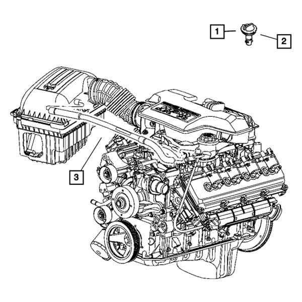 Mopar 53032531AE PCV Valve Grommet - Image 4