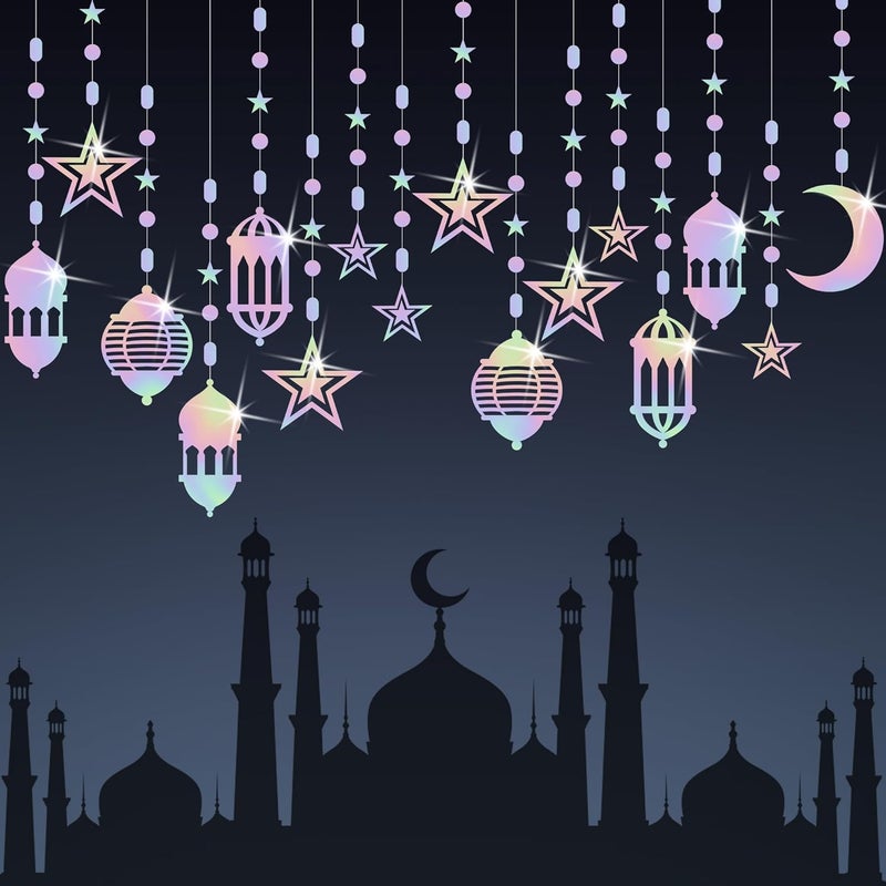 KatchOn Eid Mubarak Decorative Garland – Eid Party Garland for Decorations – Pack of 1 - Image 2
