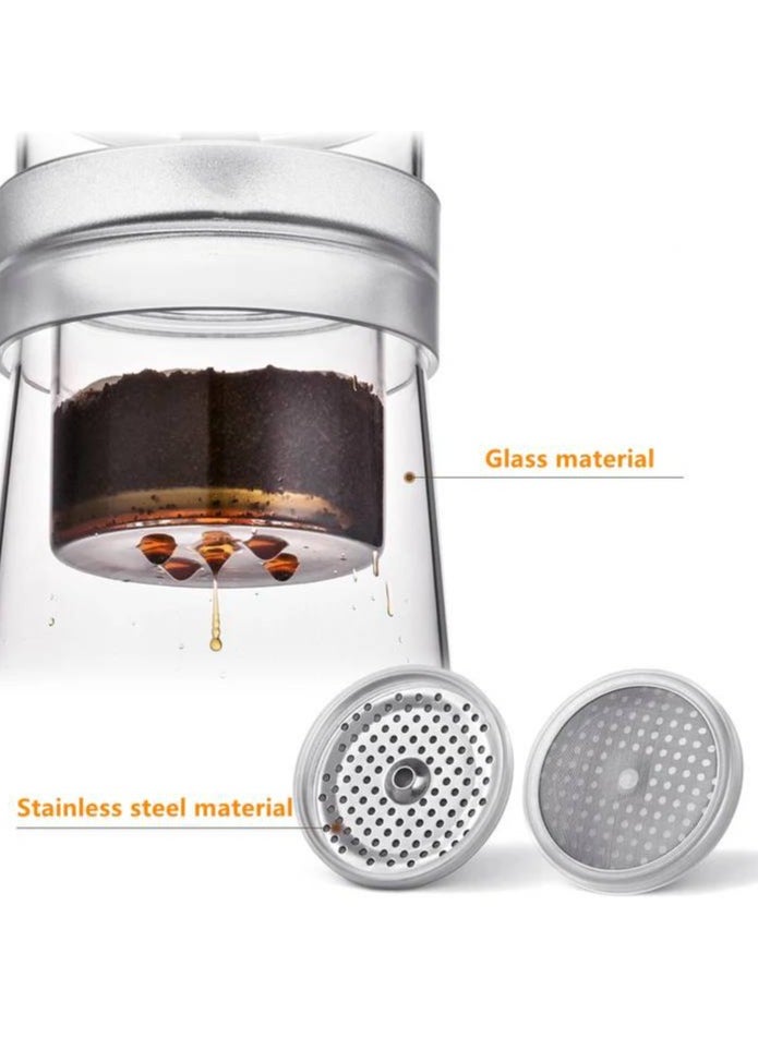 Diguo Diguo Cold Brew Coffee Dripper Adjustable Ice Dripper Glass Carafe Duth coffee maker  - Image 2