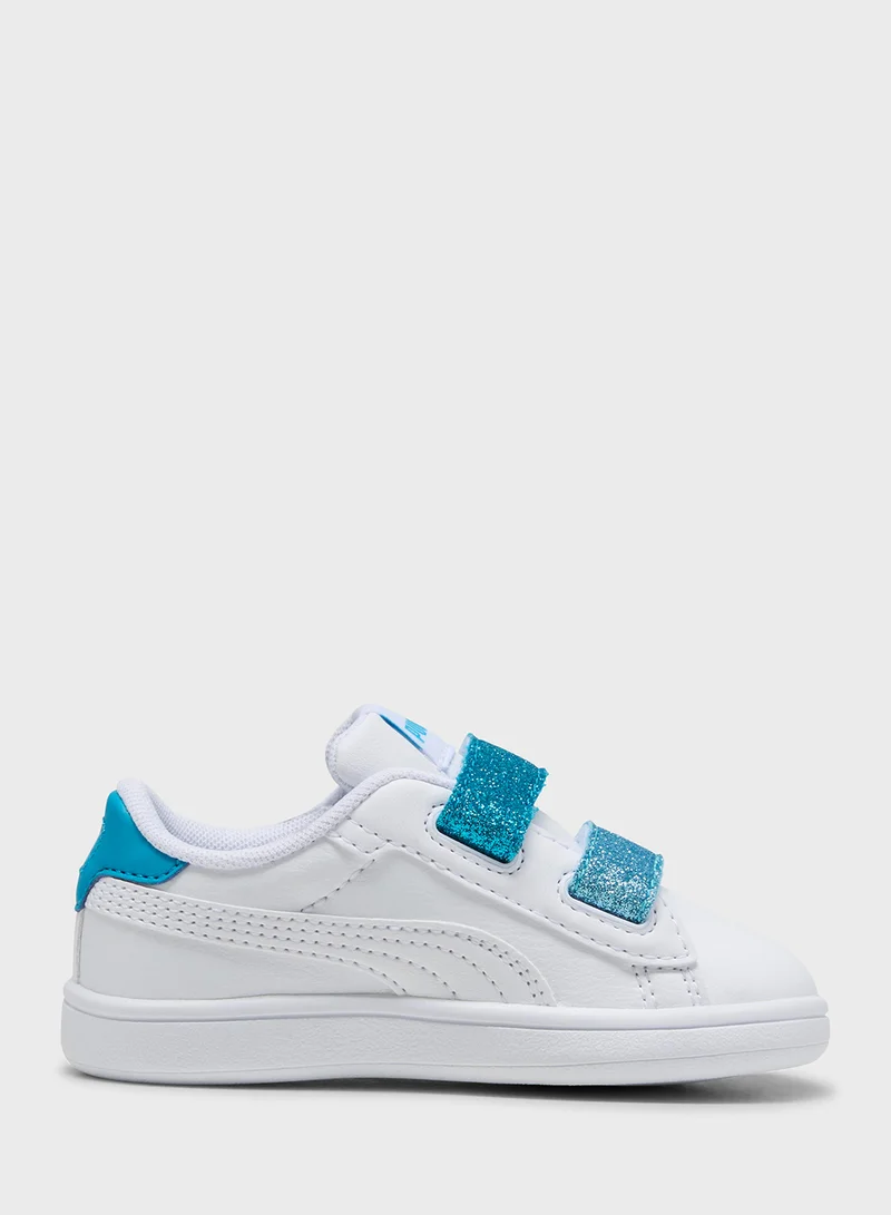 PUMA Youth Smash 3.0 L Glitter Velcro V Inf