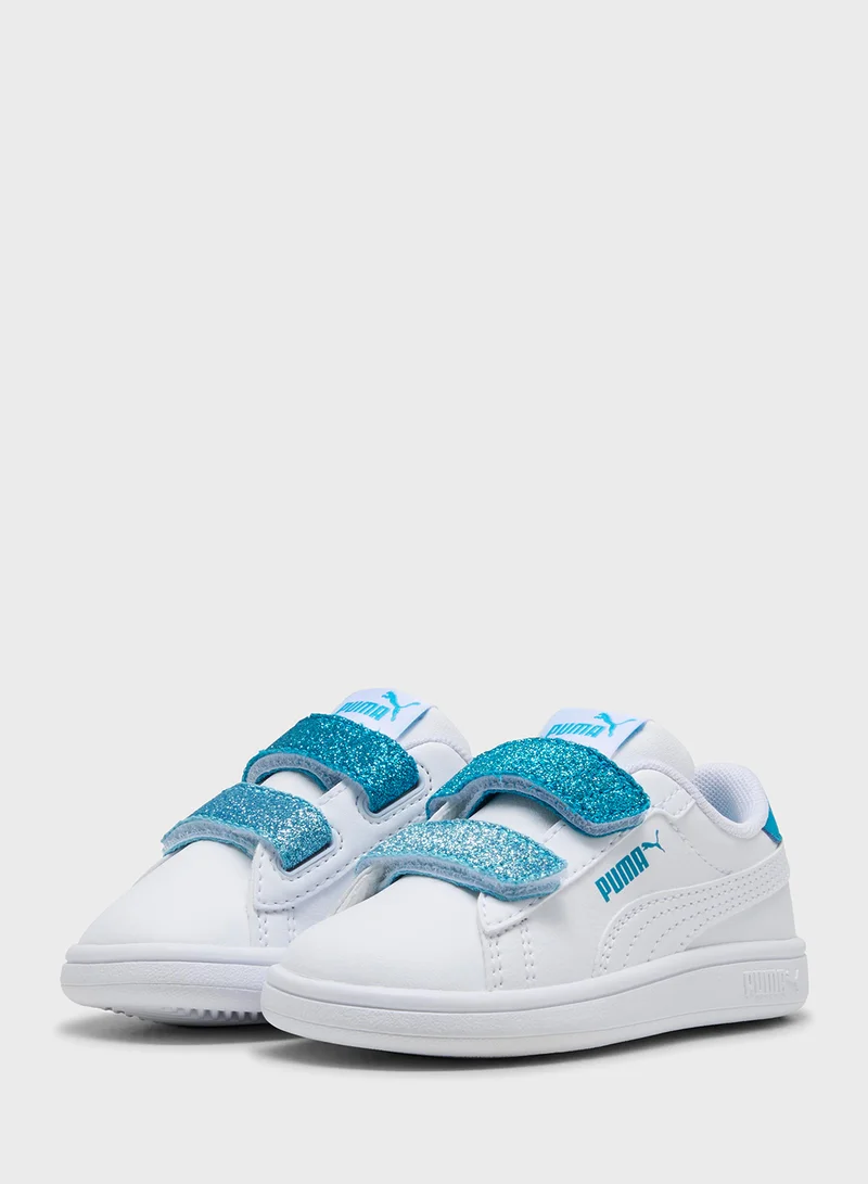 PUMA Kids Smash 3.0 L Glitter Velcro V