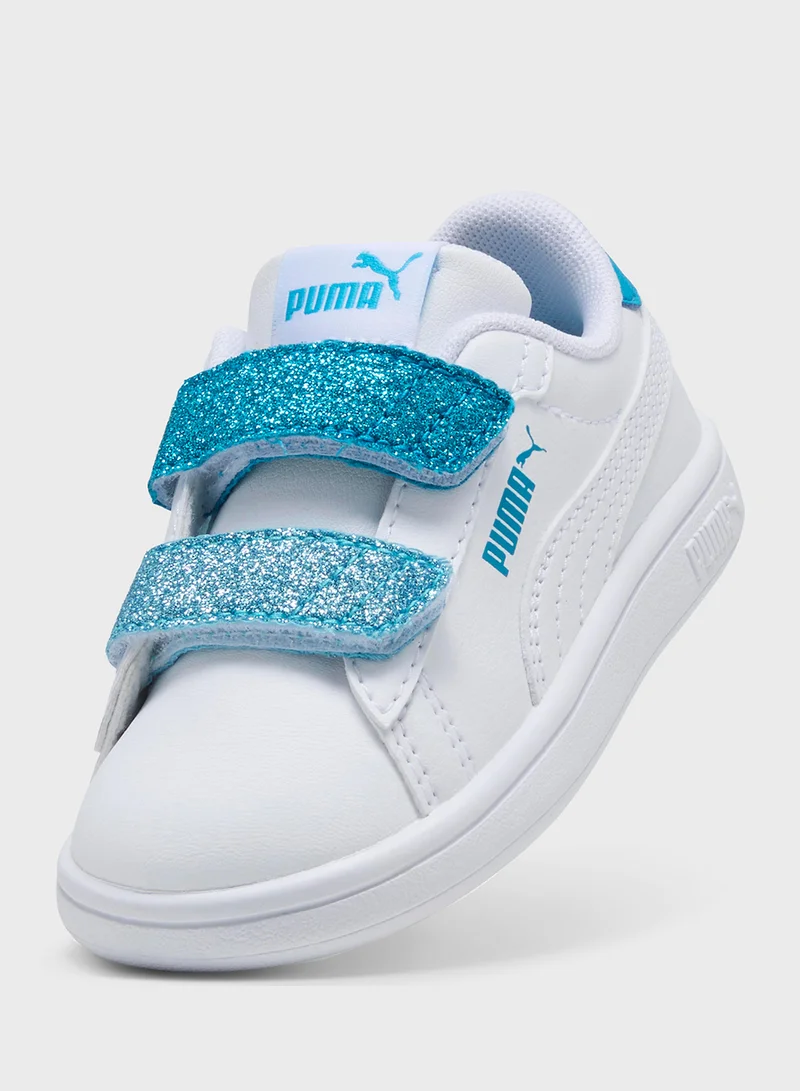 PUMA Kids Smash 3.0 L Glitter Velcro V