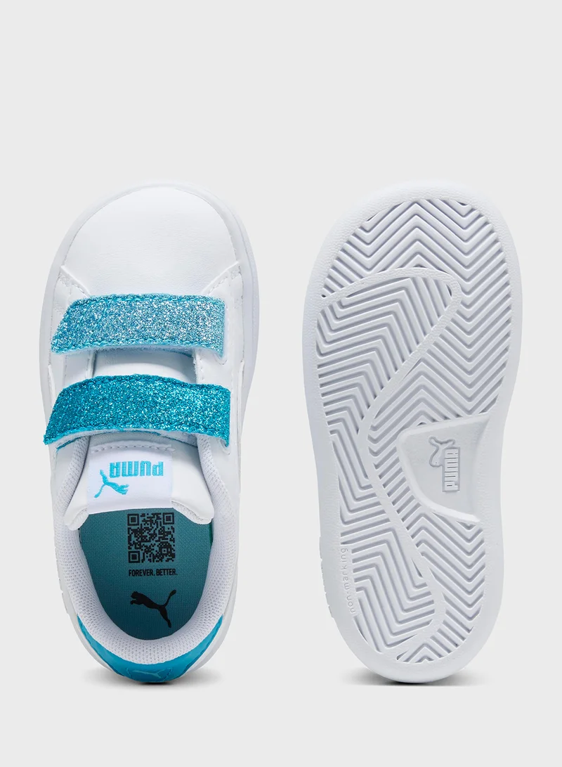 PUMA Kids Smash 3.0 L Glitter Velcro V