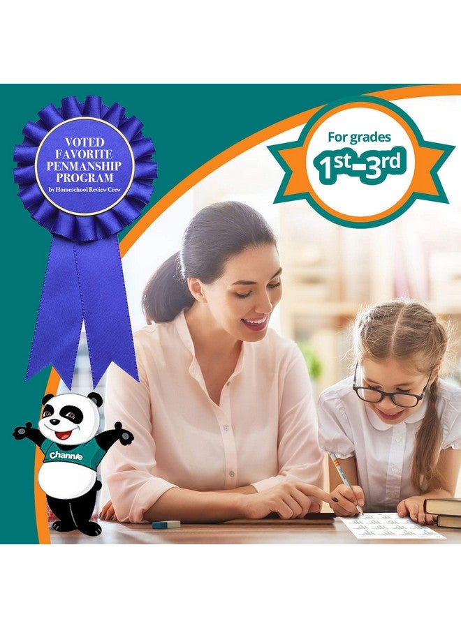 Channie's Channie’S All-In-One Kit, With Double & Triple Digit Math Practice Worksheets, Writing Pad, Math Line-Up Pad, Easy Peasy Cursive Handwriting Workbook For Kids, Free Abc Card - Image 4