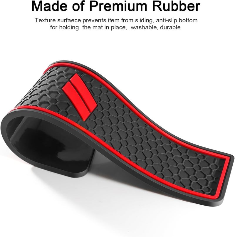REMOCH Cup Holder Inserts for Dodge Durango (5pcs Set, Red) - Image 4