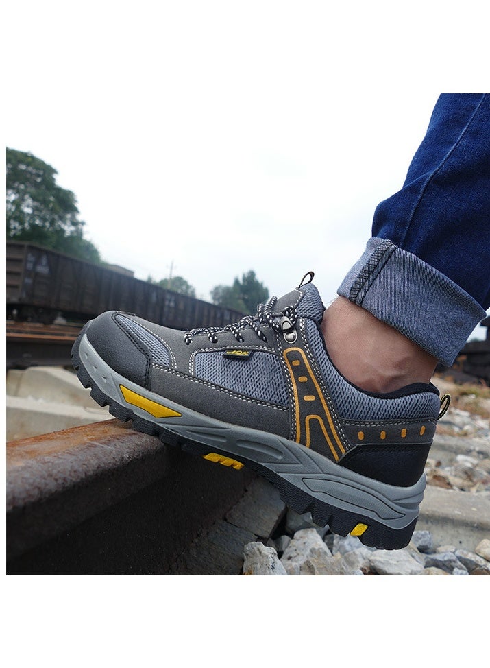 NIBEMINENT ArmorToe Steel Toe Anti-smash Anti-stabbing Safety Shoes Breathable Wear-resistant Lightweight Work Shoes Non-slip - Image 3