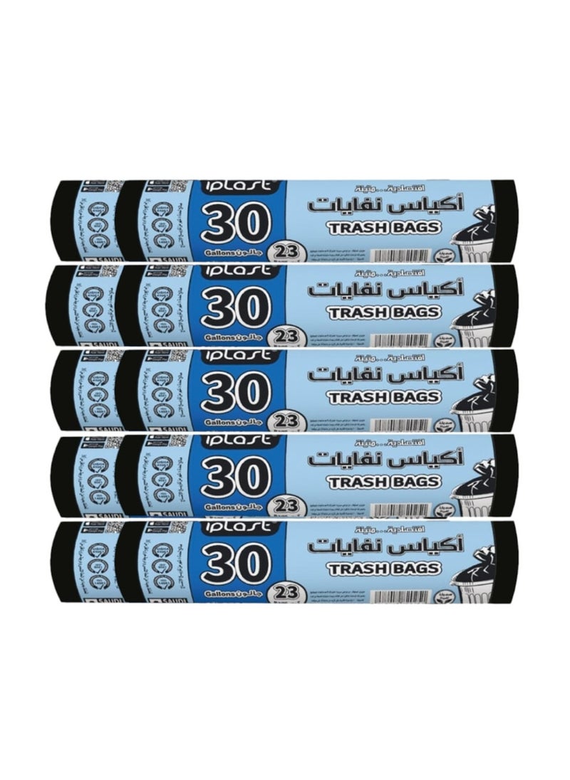 Garbage bags, 30 gallons, black, 23 bags * 10 rolls - pzsku/Z516D4B6A9D1F43B7C0C3Z/45/_/1736073875/babfa483-0920-42b5-9227-e8c0ea9df468