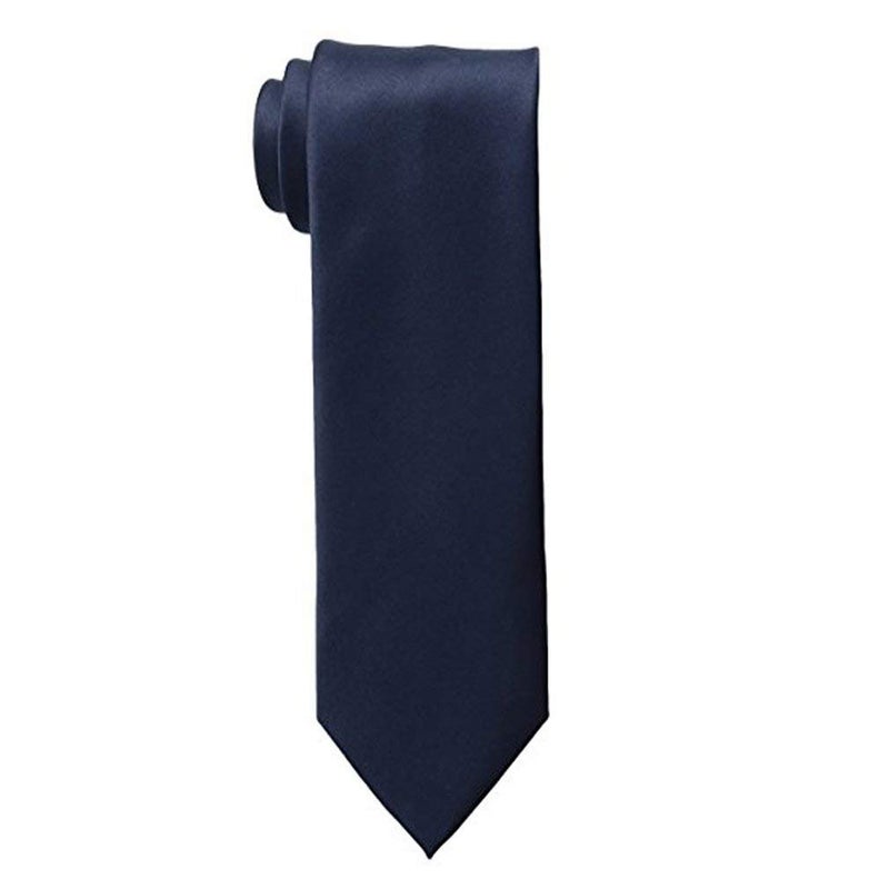 Osking Ties Men's Solid Satin Casual Formal Plain Narror Neck Tie 2.5 Inch Wide Length-58 Inch (Free Size)
