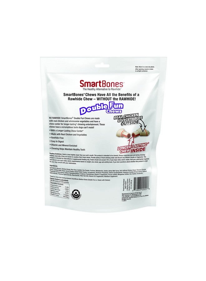SmartBones DoubleTime Chews 3 Count, Medium, Rawhide-Free Chews For Dogs With Long-Lasting Chew Center - Image 2