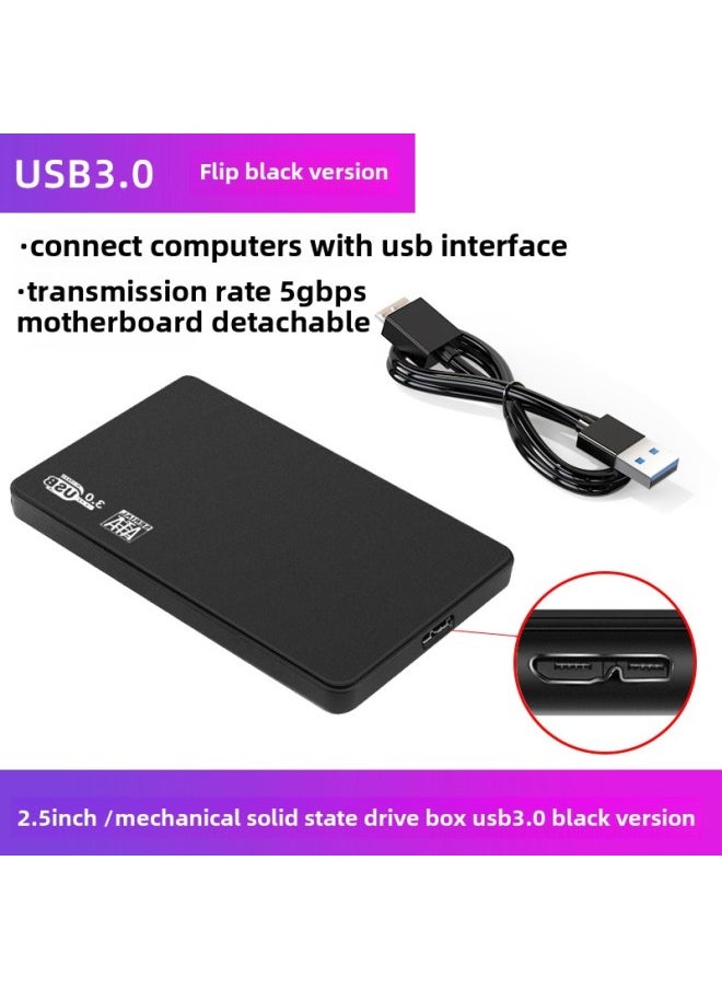 Generic Mobile Hard Disk Box Usb3.1 External 2.5 Inch Sata Notebook Ssd Solid State Mechanical Typecbz-Color:▓ 5gbps Rate/hot Plug░  - Image 1