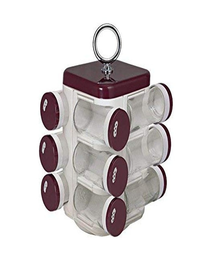 Anugrah Mart Bottle Storage Shelf Clips Seasoning Bottle Kitchen Rack Simple Spin Kitchen Seasoning Organizer - Image 3
