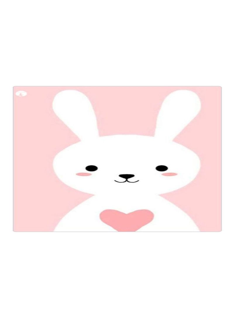RKN Printed Anti-Slip Gaming Mouse Pad Pink/White