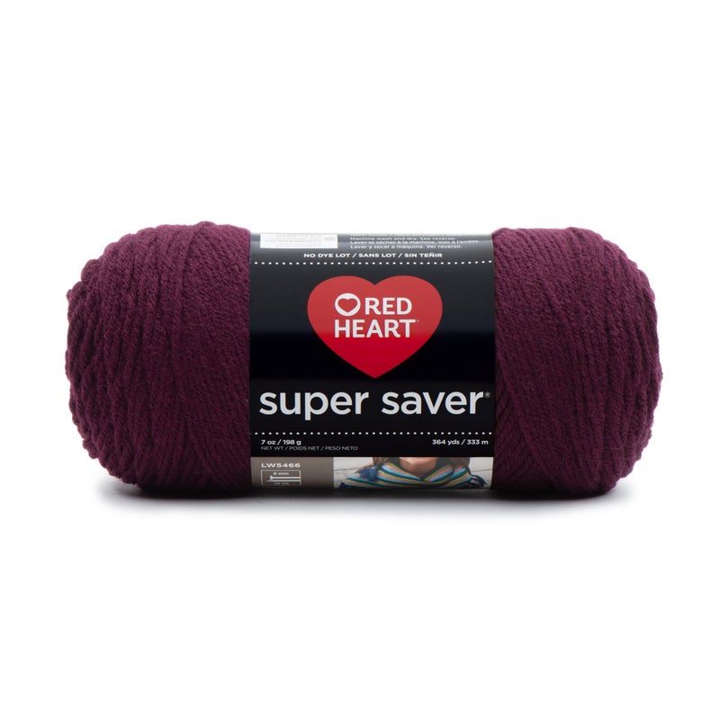 RED HEART Super Saver Yarn - Claret - Image 1