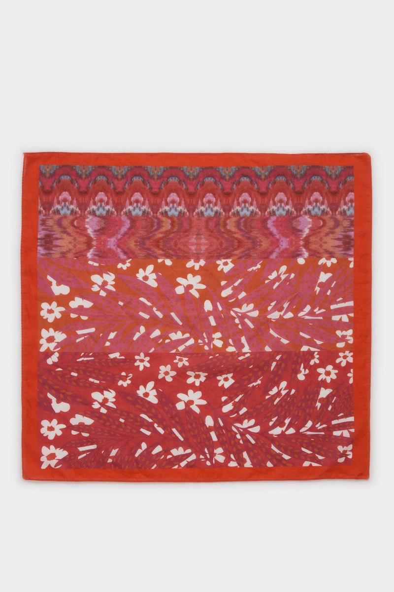 DeFacto Red Woman Woman Printed Bandana Casual - Image 2