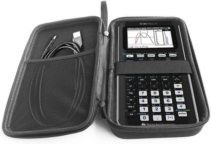 FitSand (TM) EVA Protective Portable Carrying Travel Zipper Storage Hard Case Pouch Box for Texas Instruments TI-84 Plus CE, Texas Instruments, Casio, HP, SainSmart Graphing Calculator - Image 4