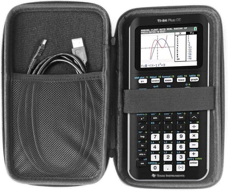 FitSand (TM) EVA Protective Portable Carrying Travel Zipper Storage Hard Case Pouch Box for Texas Instruments TI-84 Plus CE, Texas Instruments, Casio, HP, SainSmart Graphing Calculator - Image 2