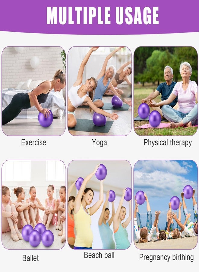 Soulchen 30 Pcs Exercise Pilates Ball 9 Inch with Bags Resistance Bands 25-30 lbs for Working Out Exercise Equipment Set for Yoga Stability Barre Training Stretching Physical Posture Training Gym - Image 5