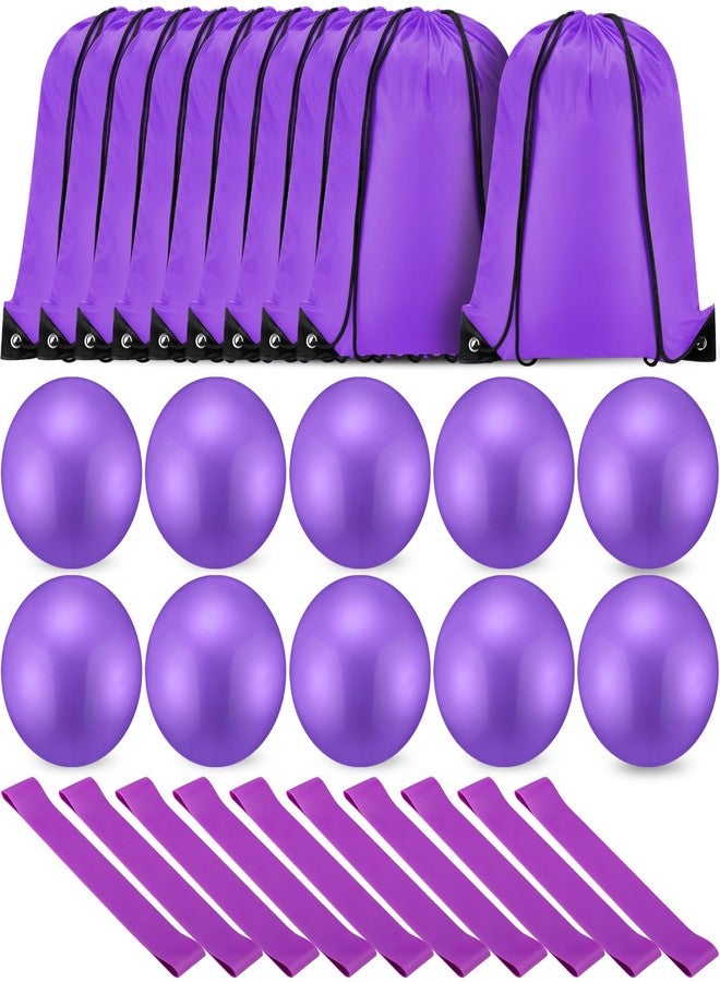 Soulchen 30 Pcs Exercise Pilates Ball 9 Inch with Bags Resistance Bands 25-30 lbs for Working Out Exercise Equipment Set for Yoga Stability Barre Training Stretching Physical Posture Training Gym - Image 1