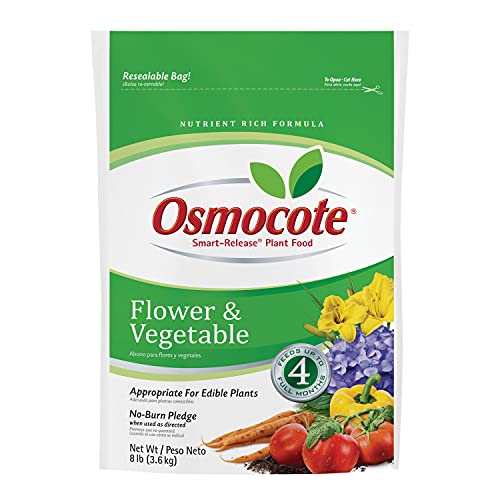 Osmocote Smart-Release Plant Food Flower & Vegetable, 8 lb. - Image 1