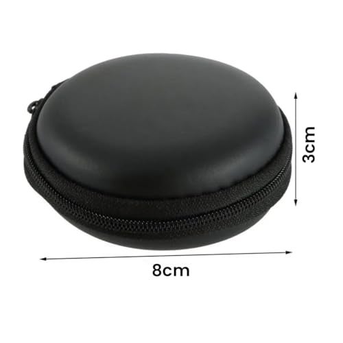 Audiocular Earphone Headphone Hardshell Case Pouch Cover Carrying Multi-Purpose Case for Earphones, Headset, Pen Drives, SD Cards, All Mobile Accessories. (Pack of 1) - Image 4