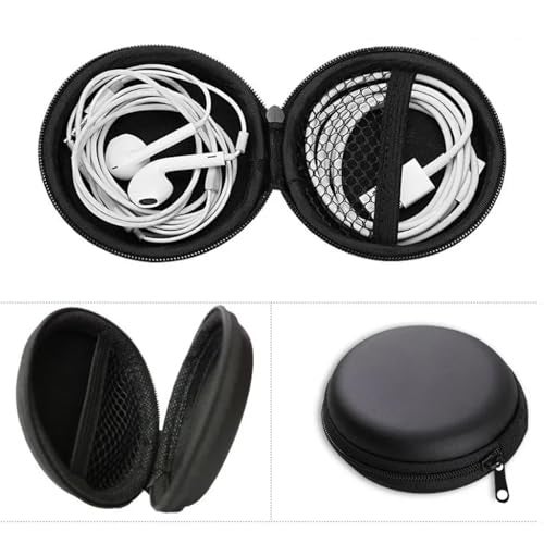 Audiocular Earphone Headphone Hardshell Case Pouch Cover Carrying Multi-Purpose Case for Earphones, Headset, Pen Drives, SD Cards, All Mobile Accessories. (Pack of 1) - Image 3