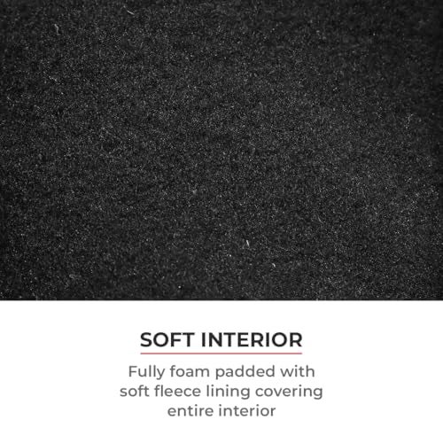 ViaTerra حقيبة خوذة دراجة نارية من فيا تيرا | تجنب الخدوش والأوساخ على واقي الخوذة | لحمل وتخزين آمن لملحقات الدراجة النارية | مبطنة بفرو ناعم مع حشوة فوم - Image 5