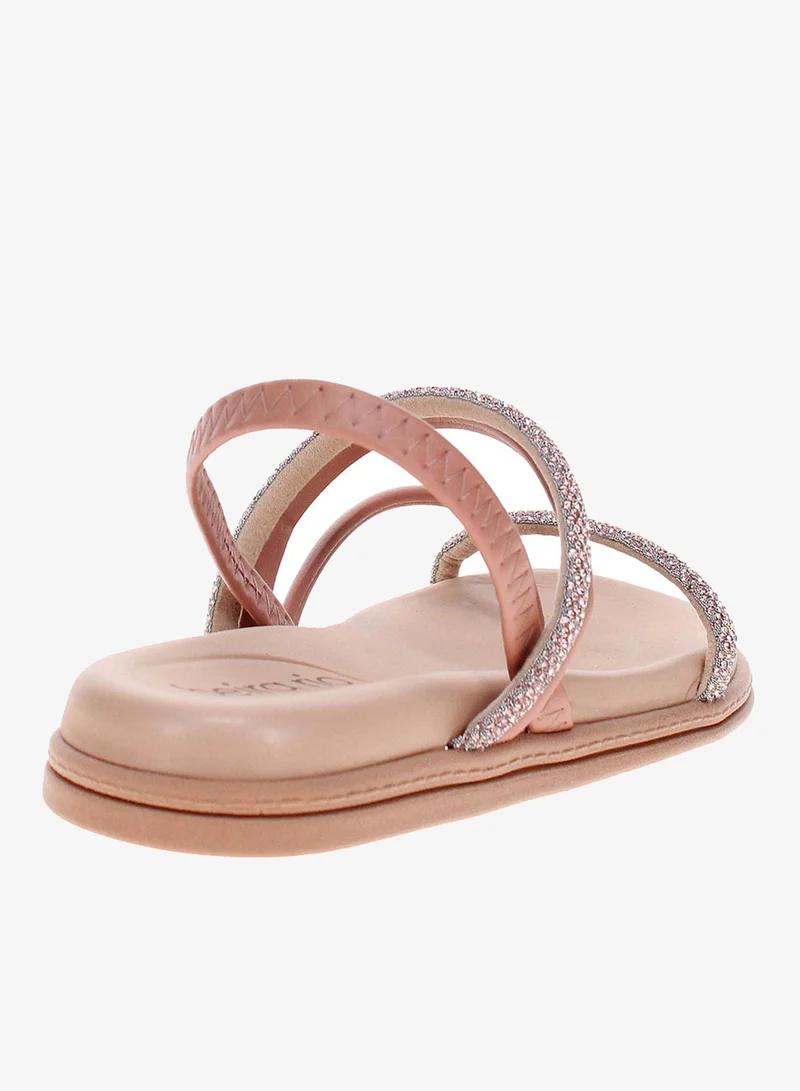 Beira Rio Beige Sandals with Back Strap for Women – Comfortable Slingback Sandals for Girls for Women | Best Price UAE