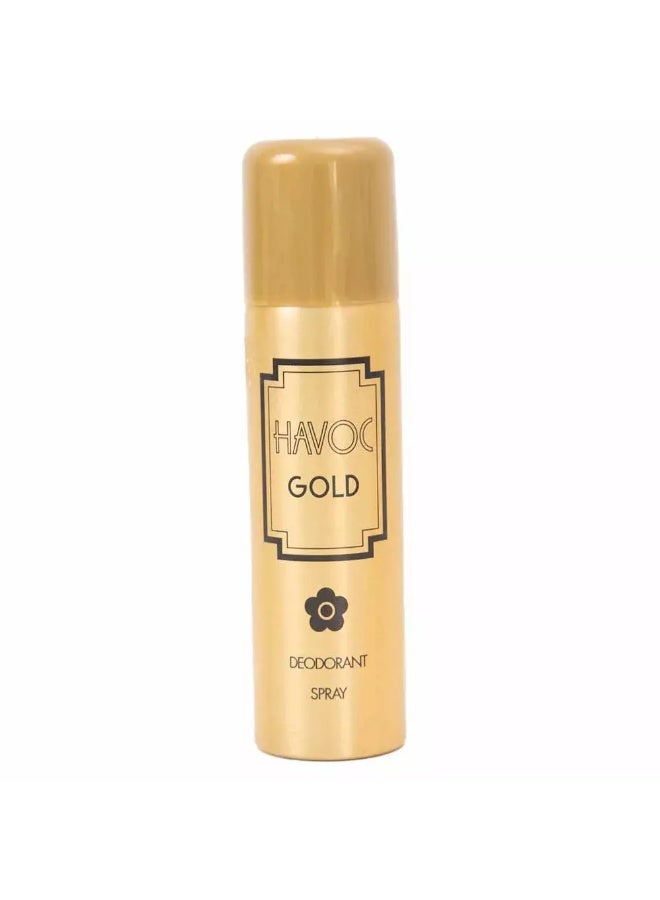 Havoc Gold Deodorant Spray For Men 200ml - Image 3