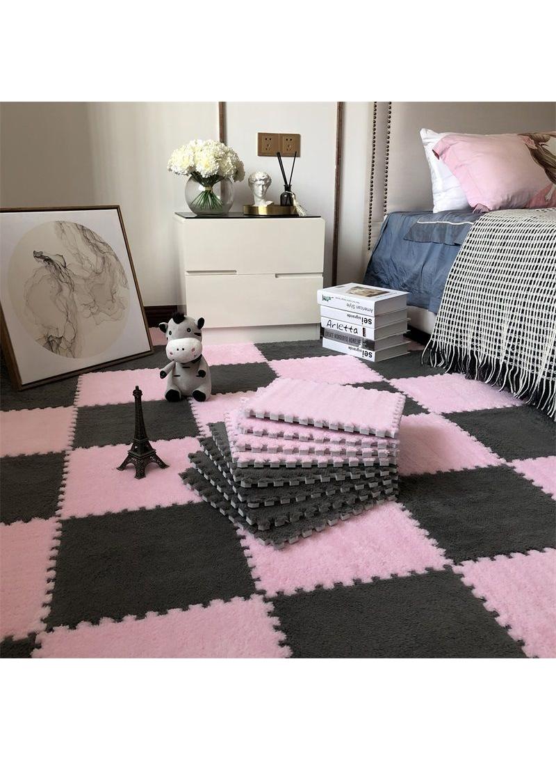 XiuWoo Foam Floor Mat Eva Plush Carpet Square Thickened Sports Game Mat Interlocking Carpet Plush Puzzle Soft Children'S Room Family Bedroom Living Room - Image 1