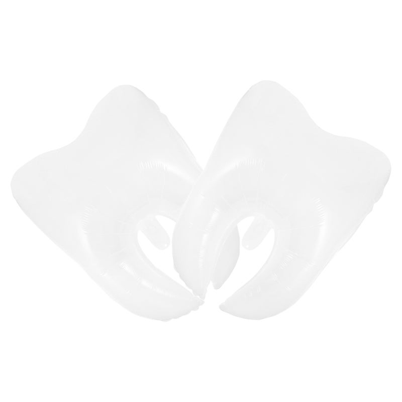 2pcs White Tooth Balloons 2pcs Shaped Balloons Graduation Baby Shower Party Balloons For Tooth Clinic Teeth Theme Party Supplies - Image 5