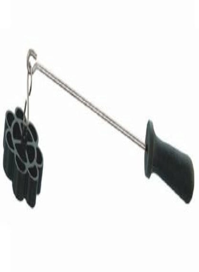 faas Non Stick Achappam Maker/Achumurukku Maker/Achappam Mould with Stay Cool Handle (Rose Cookie Maker) (Black) - Image 1