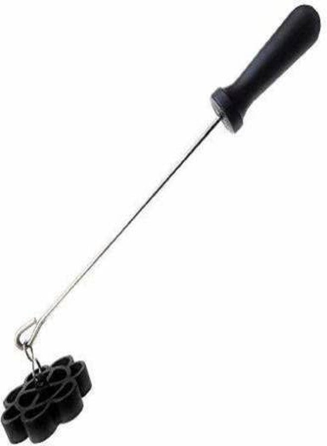 faas Non Stick Achappam Maker/Achumurukku Maker/Achappam Mould with Stay Cool Handle (Rose Cookie Maker) (Black) - Image 2