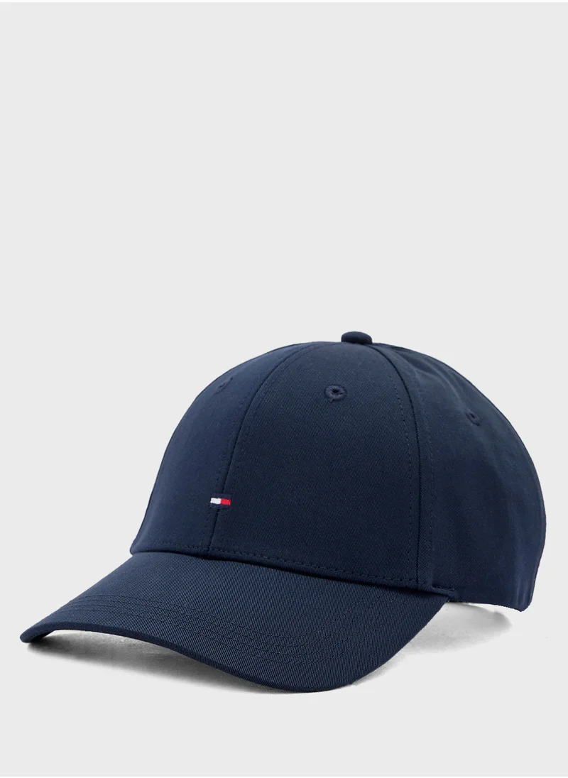 تومي هيلفيغر Logo Detailed Curved Peak Caps