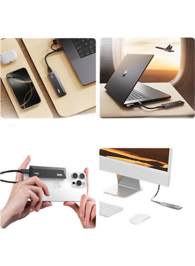 aigo Aigo 500Gb Metal Portable Solid State Drive (Pssd) S10 Type-C Usb3.2 With 1000Mb/S Read/Write Speed, Portable, Direct Connection To Phones And Laptops - Image 3